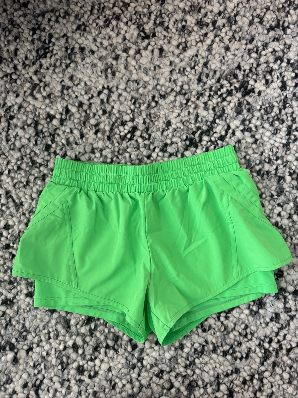 ZYIA Neon Green Athletic Shorts